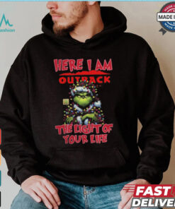Santa Grinch Here I Am Outback Steakhouse The Light Of Your Life Christmas Light Shirt