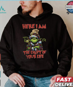 Santa Grinch Here I Am Panera Bread The Light Of Your Life Christmas Light Shirt