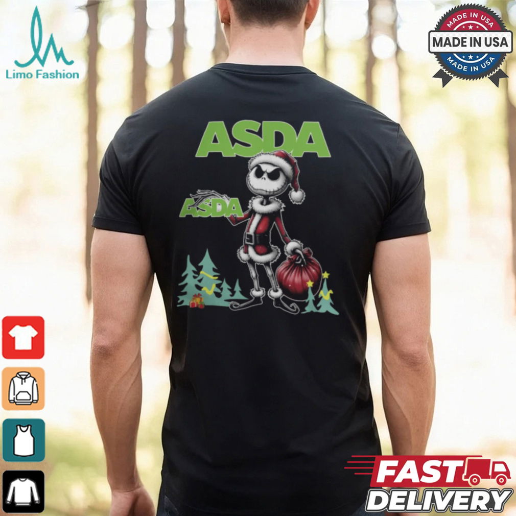 Santa Jack Skellington Asda Logo Merry Christmas 2024 Shirt Santa Jack Skellington Asda Logo Merry Christmas 2024 Shirt