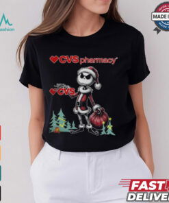 Santa Jack Skellington CVS Pharmacy Logo Merry Christmas 2024 Shirt
