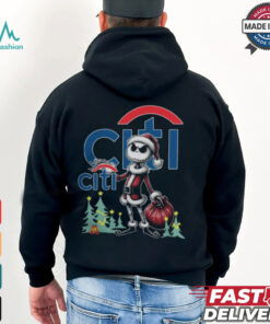 Santa Jack Skellington Citi Bank Logo Merry Christmas 2024 Shirt