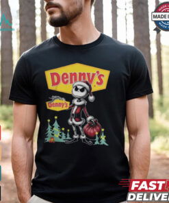 Santa Jack Skellington Denny’s Logo Merry Christmas 2024 Shirt
