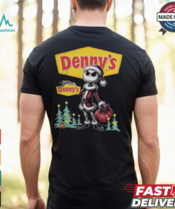 Santa Jack Skellington Denny’s Logo Merry Christmas 2024 Shirt