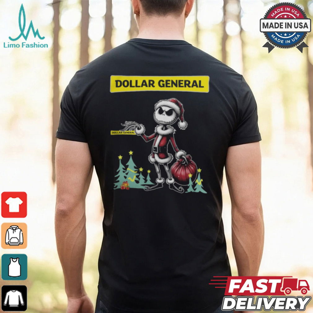Santa Jack Skellington Dollar General Logo Merry Christmas 2024 Shirt Santa Jack Skellington Dollar General Logo Merry Christmas 2024 Shirt