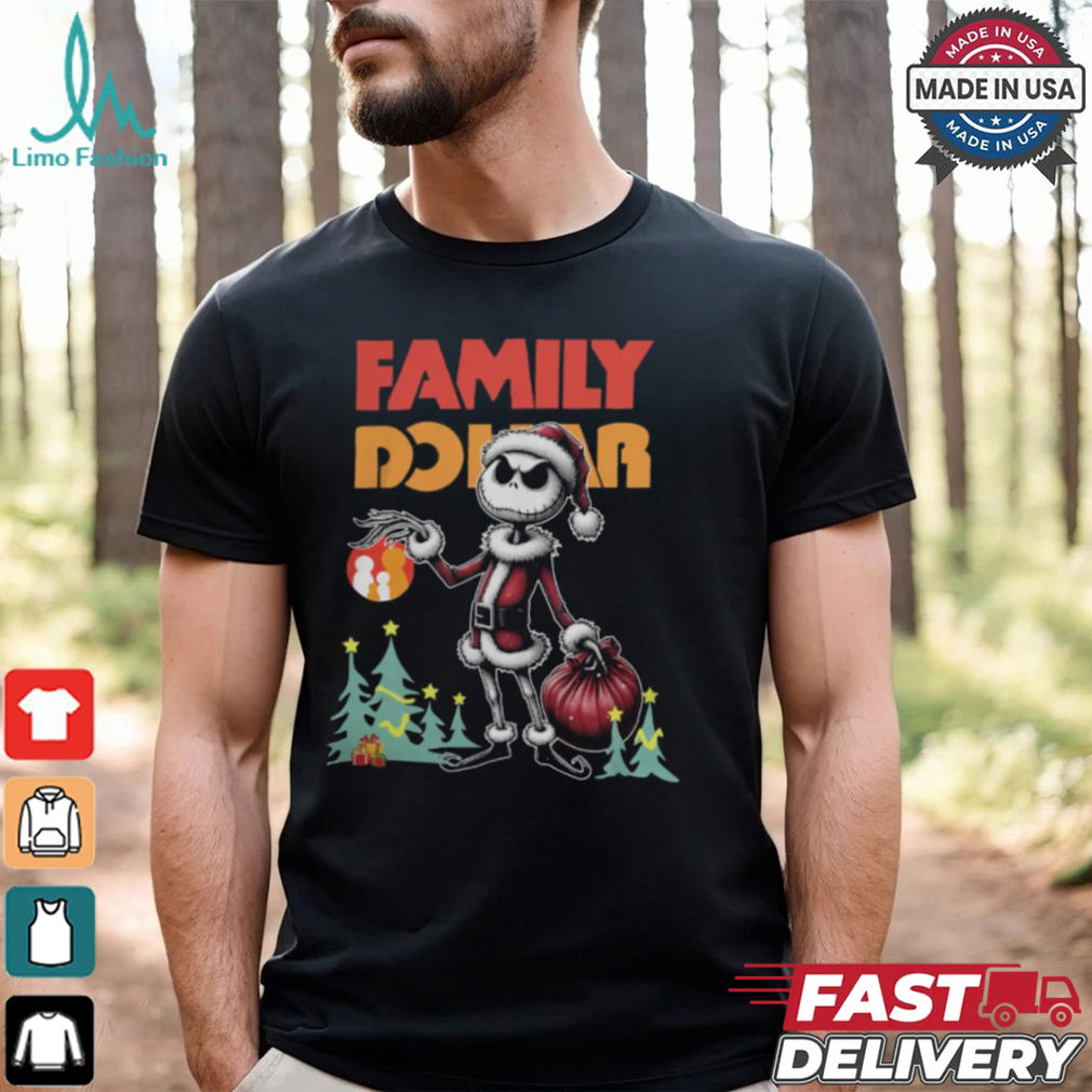 Santa Jack Skellington Family Dollar Logo Merry Christmas 2024 Shirt Santa Jack Skellington Family Dollar Logo Merry Christmas 2024 Shirt