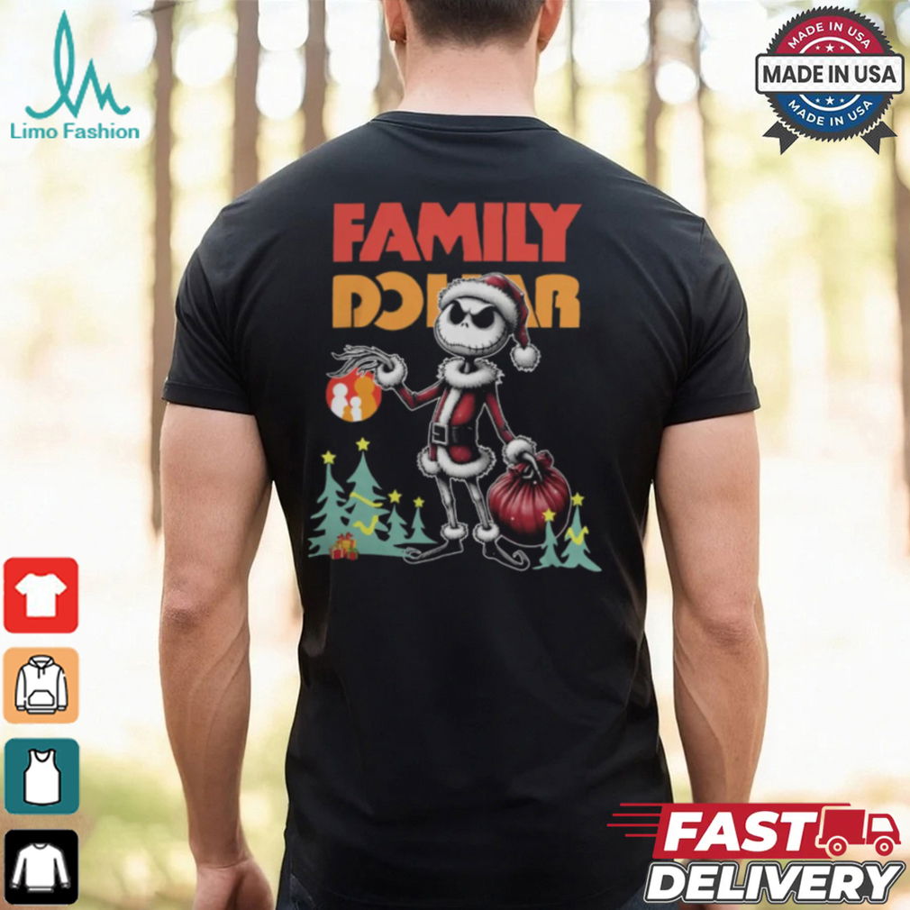 Santa Jack Skellington Family Dollar Logo Merry Christmas 2024 Shirt Santa Jack Skellington Family Dollar Logo Merry Christmas 2024 Shirt