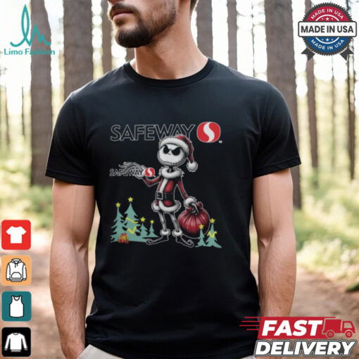 Santa Jack Skellington Safeway Logo Merry Christmas 2024 Shirt