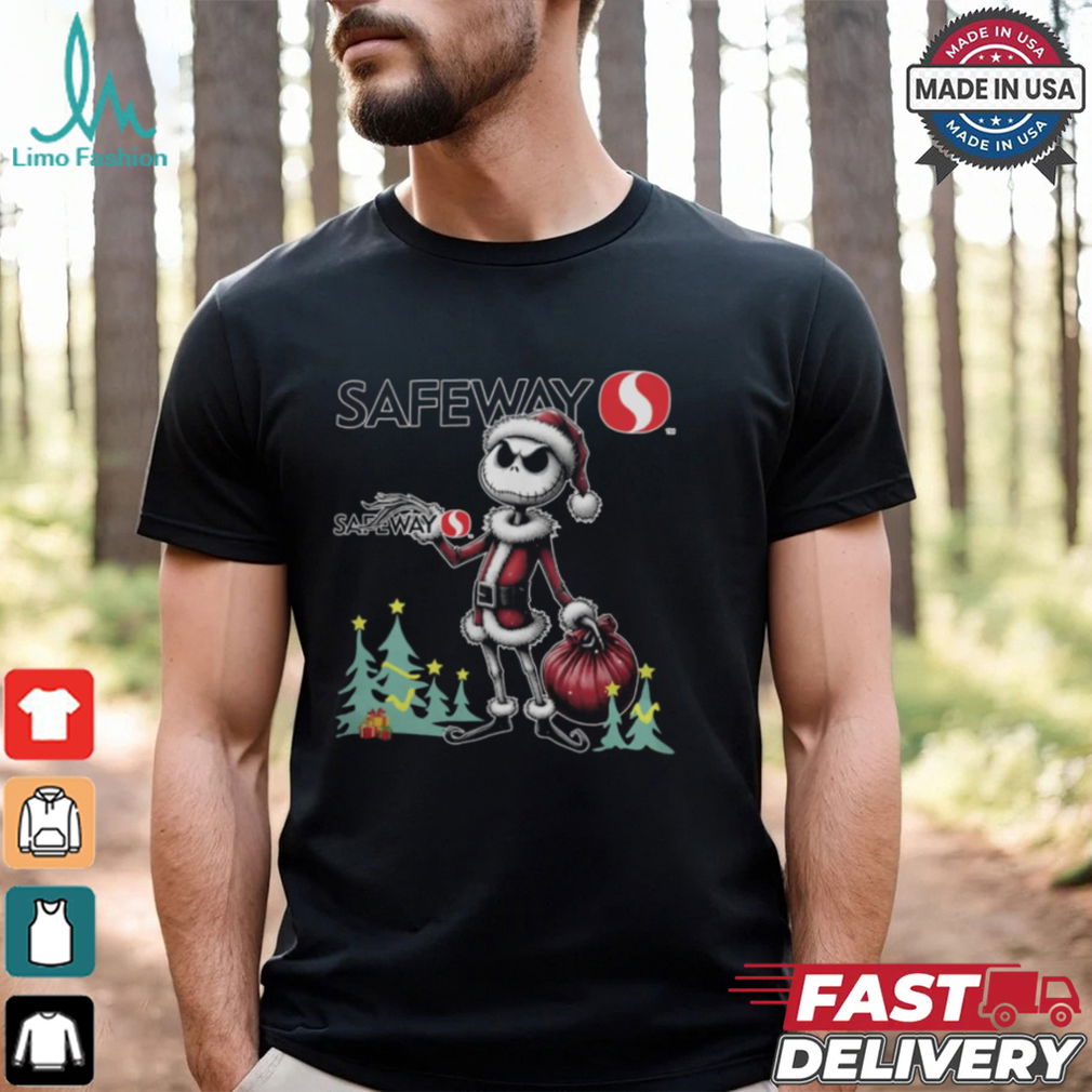 Santa Jack Skellington Safeway Logo Merry Christmas 2024 Shirt Santa Jack Skellington Safeway Logo Merry Christmas 2024 Shirt