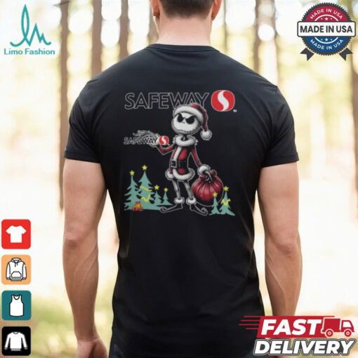 Santa Jack Skellington Safeway Logo Merry Christmas 2024 Shirt
