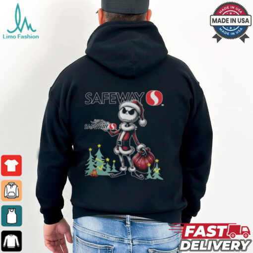 Santa Jack Skellington Safeway Logo Merry Christmas 2024 Shirt