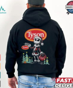 Santa Jack Skellington Tyson Logo Merry Christmas 2024 Shirt