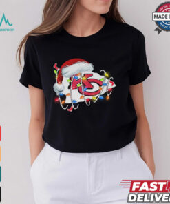 Santa Kansas City Chierf Christmas light 2024 shirt