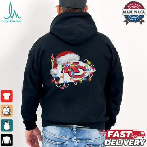 Santa Kansas City Chierf Christmas light 2024 shirt
