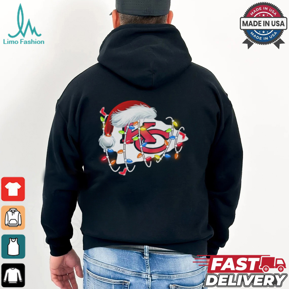Santa Kansas City Chierf Christmas light 2024 shirt Santa Kansas City Chierf Christmas light 2024 shirt