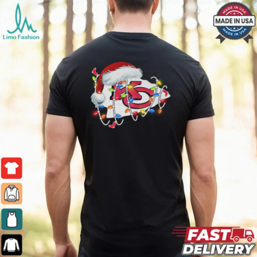 Santa Kansas City Chierf Christmas light 2024 shirt
