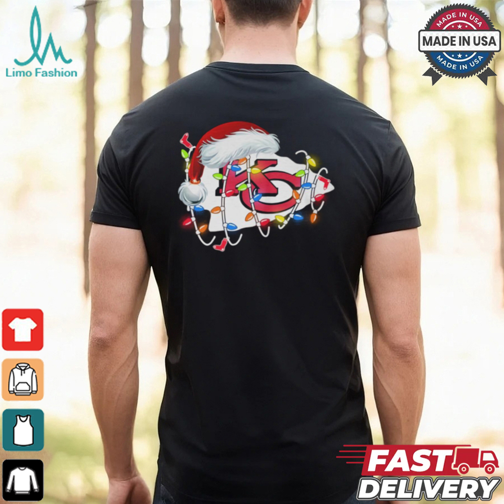 Santa Kansas City Chierf Christmas light 2024 shirt Santa Kansas City Chierf Christmas light 2024 shirt