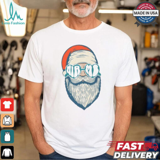 Santa in Miami Football Fans shirt