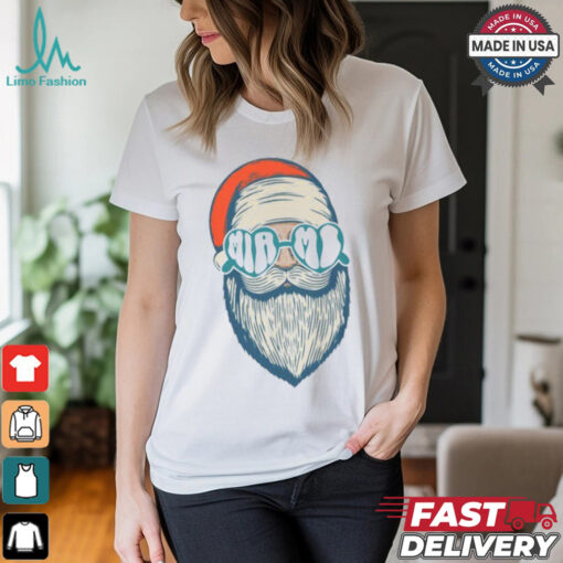 Santa in Miami Football Fans shirt