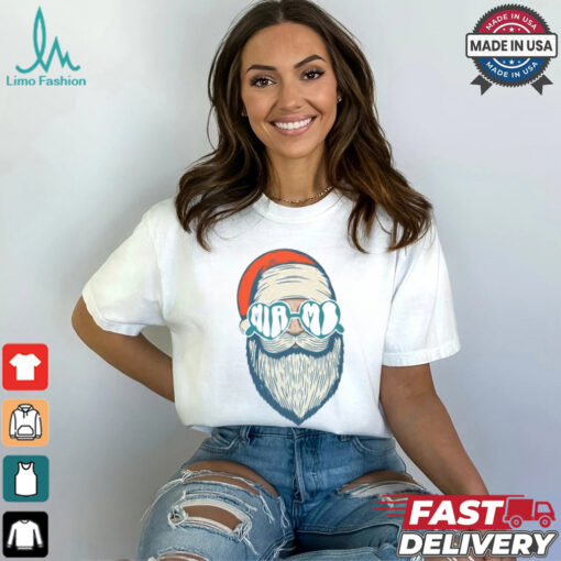 Santa in Miami Football Fans shirt