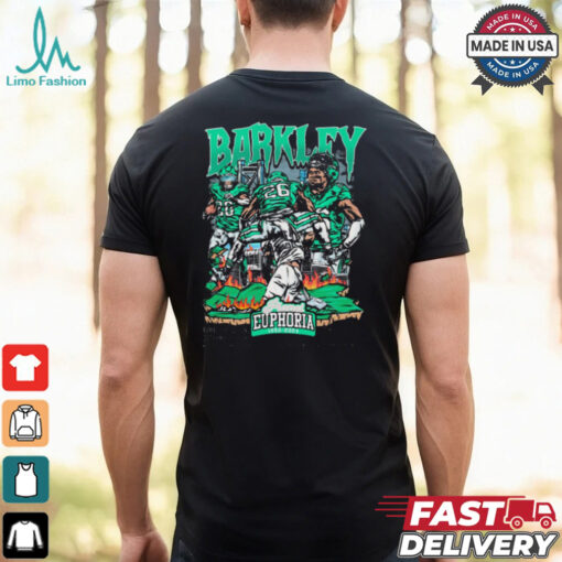 Saquon Barkley Philadelphia Eagles NFL V2 Planet Euphoria Art t shirt