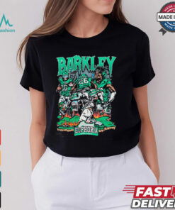 Saquon Barkley Philadelphia Eagles NFL V2 Planet Euphoria Art t shirt