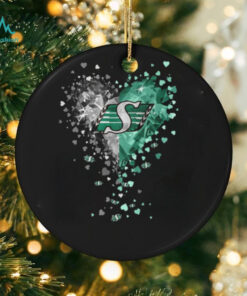 Saskatchew Roughriders Crystal Heart Shirt