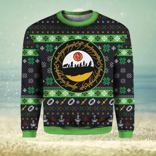 Sauron Eye Lord Of The Rings Ugly Christmas Sweater