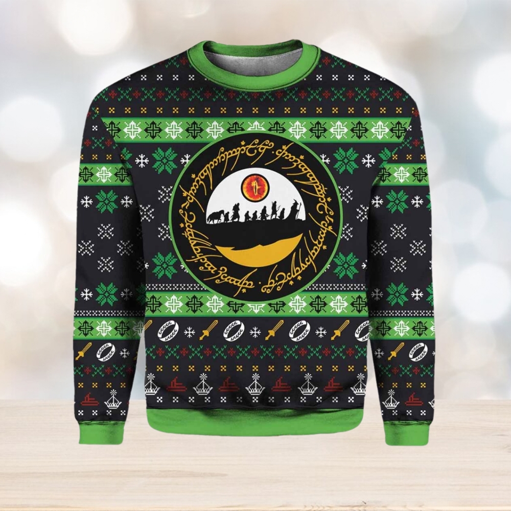 Sauron Eye Lord Of The Rings Ugly Christmas Sweater Sauron Eye Lord Of The Rings Ugly Christmas Sweater