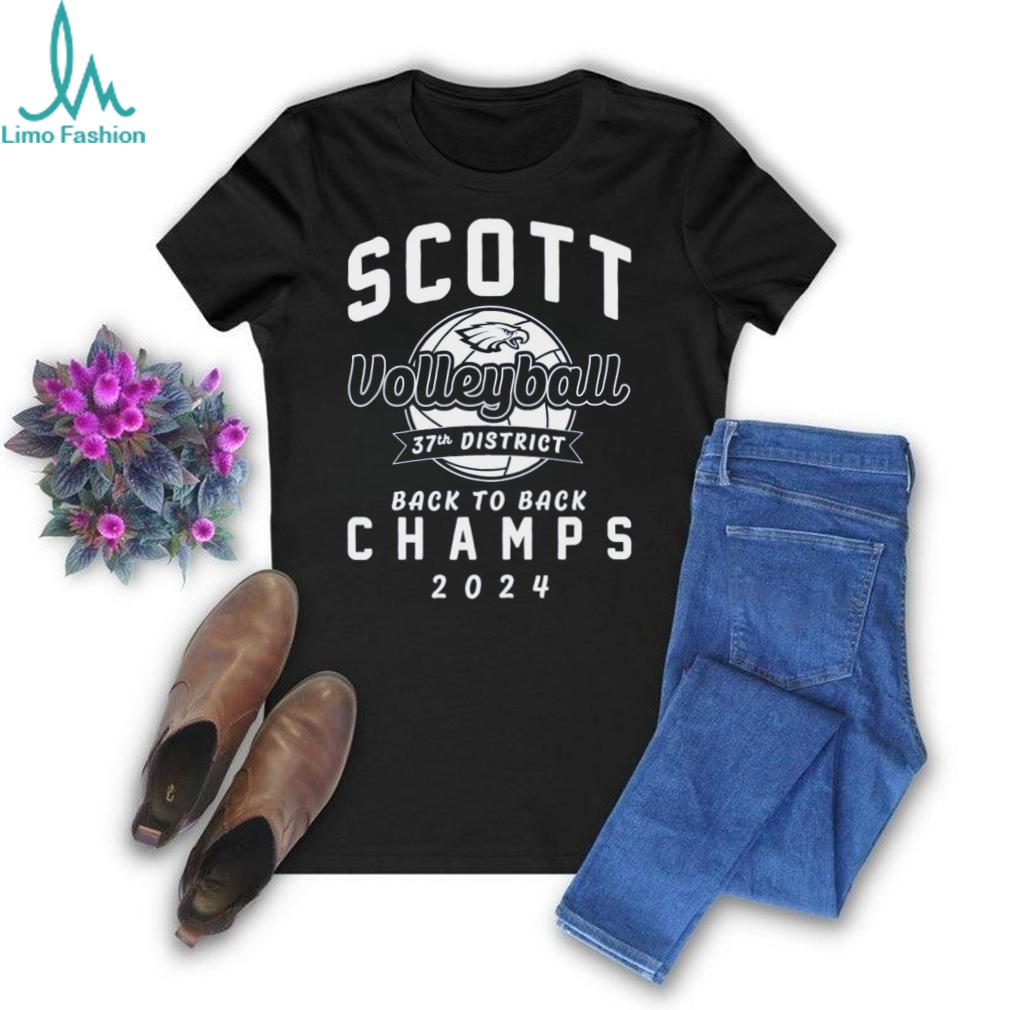 Scott Volleyball Back to Back Champs Shirt Scott Volleyball Back to Back Champs Shirt
