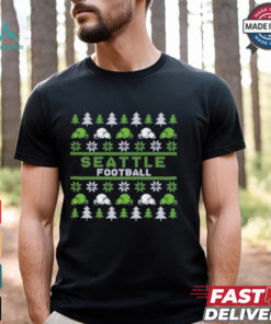 Seattle  Football Pattern Christmas Shirt