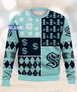 Seattle Kraken Ugly Sweater Christmas