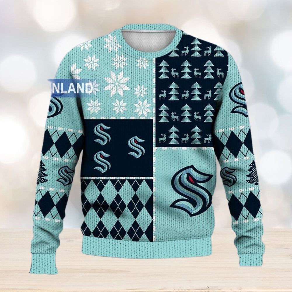 Seattle Kraken Ugly Sweater Christmas Seattle Kraken Ugly Sweater Christmas