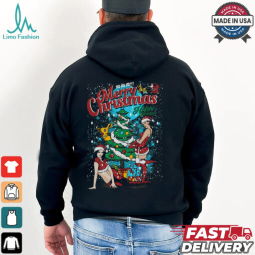 Sexy Merry Christmas Funny Christmas Mens Cotton T Shirt