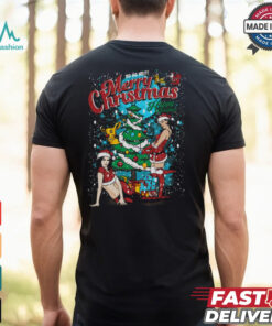 Sexy Merry Christmas Funny Christmas Mens Cotton T Shirt