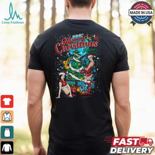 Sexy Merry Christmas Funny Christmas Mens Cotton T Shirt