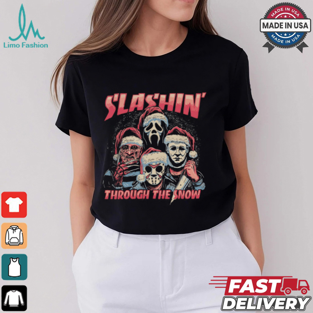 Slashin Through The Snow Horror T Shirt Recovered Slashin Through The Snow Horror T Shirt Recovered
