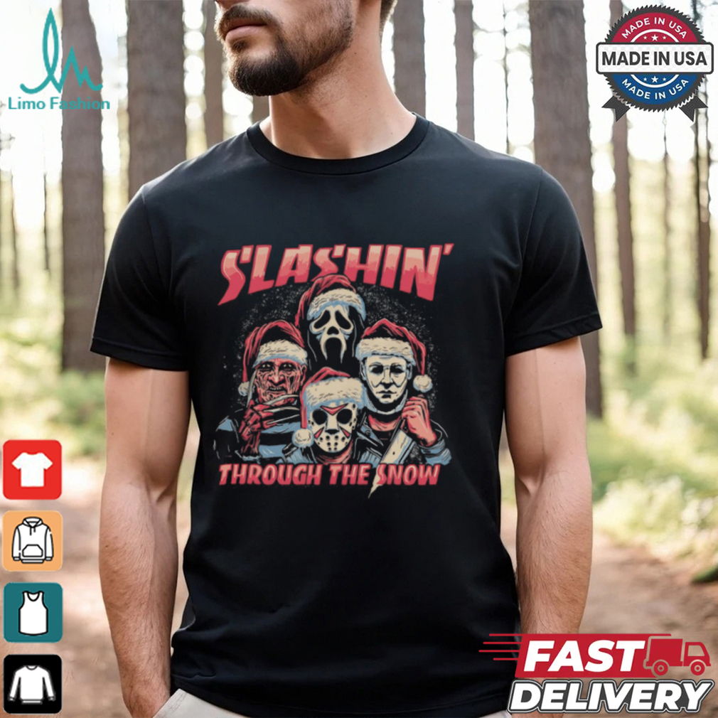 Slashin Through The Snow Horror T Shirt Recovered Slashin Through The Snow Horror T Shirt Recovered