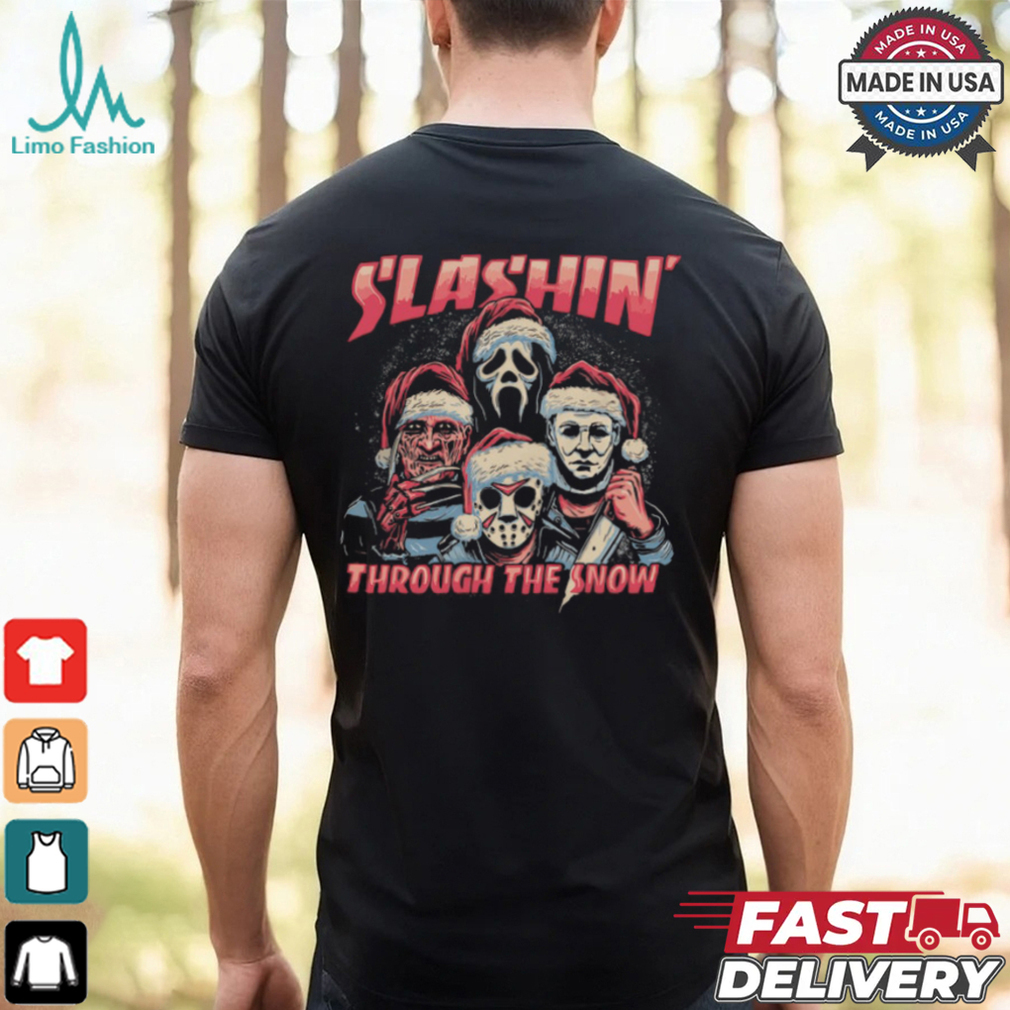Slashin Through The Snow Horror T Shirt Recovered Slashin Through The Snow Horror T Shirt Recovered