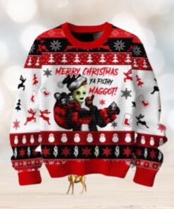 Slipknot Merry Christmas Ya Filthy Maggot Chirstmas Gifts 2024 Xmas For Family And Friends Ugly Sweater