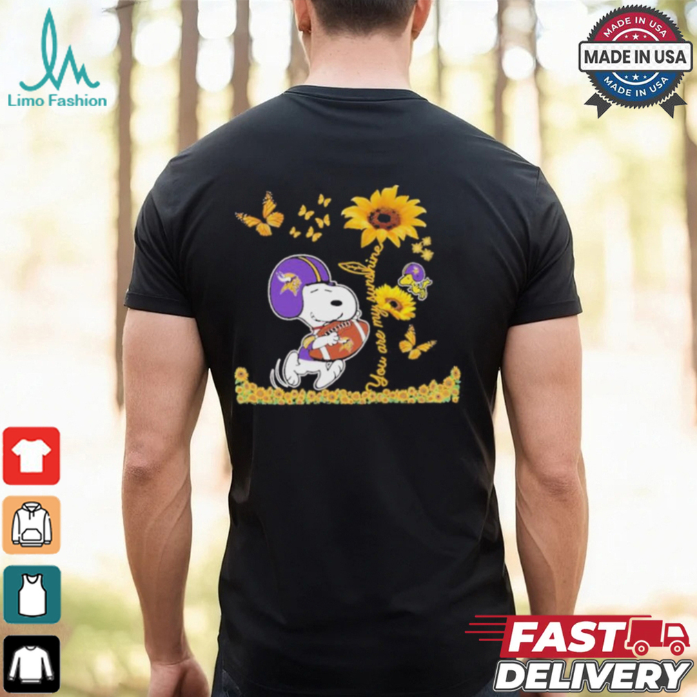 Snoopy And Woodstock X Minnesota Vikings You Are My Sunshine Shirt Snoopy And Woodstock X Minnesota Vikings You Are My Sunshine Shirt