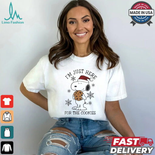Snoopy I’m Just Here For the Cookies Shirt
