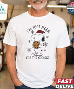 Snoopy I’m Just Here For the Cookies Shirt