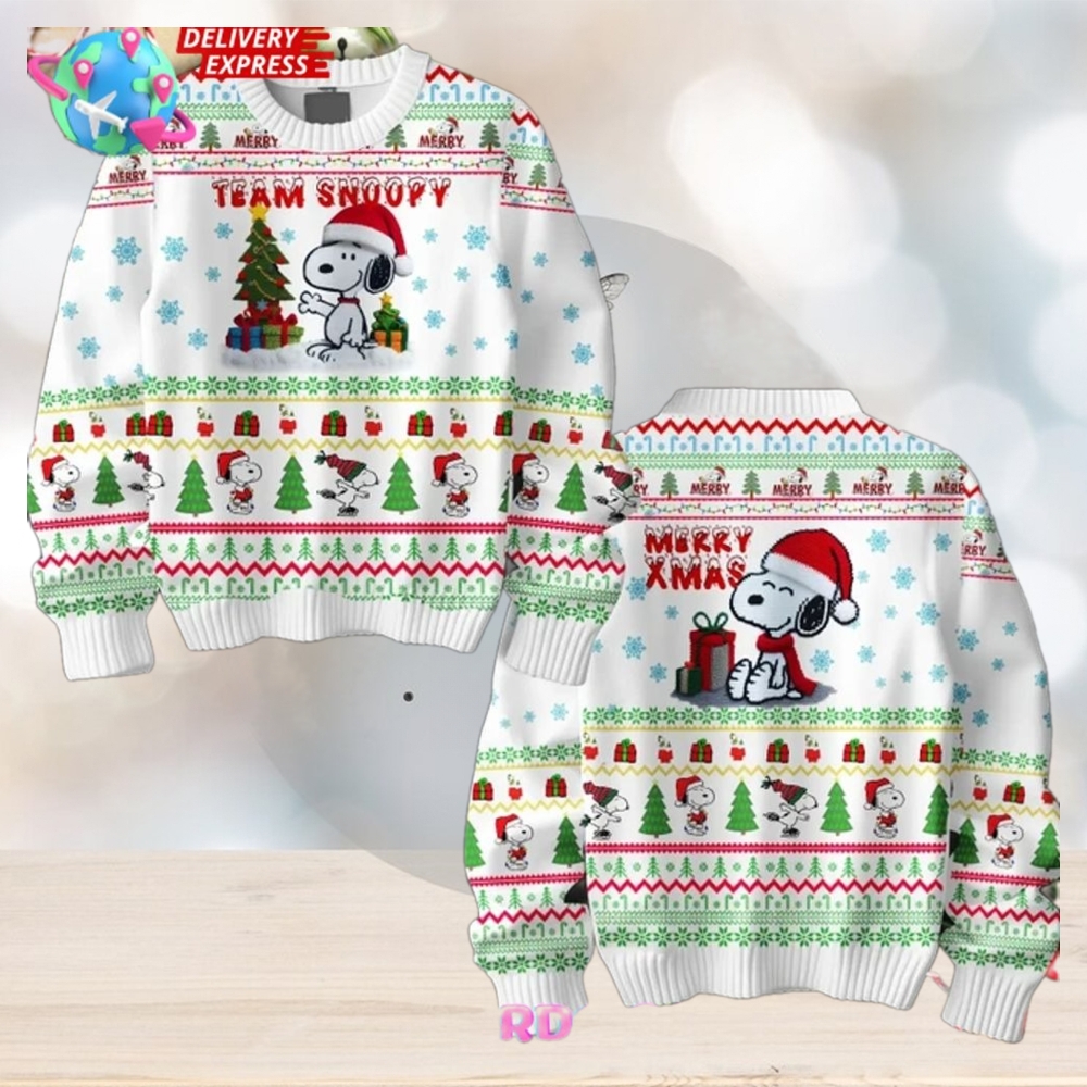 Snoopy Merry Xmas Special Sweater Snoopy Merry Xmas Special Sweater