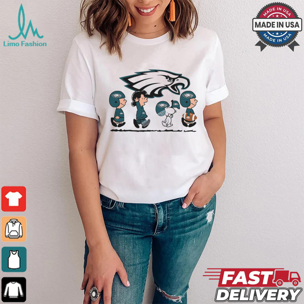 Snoopy Teams Abbey Road Philadelphia Eagles T Shirt Snoopy Teams Abbey Road Philadelphia Eagles T Shirt