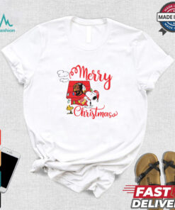 Snoopy Woodstock Christmas Washington Redskins Unisex T Shirt