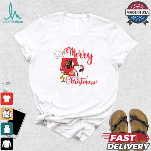 Snoopy Woodstock Christmas Washington Redskins Unisex T Shirt