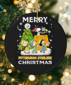 Snoopy and friends Merry Pittsburgh Steelers Christmas 2024 shirt