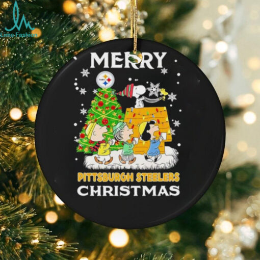 Snoopy and friends Merry Pittsburgh Steelers Christmas 2024 shirt