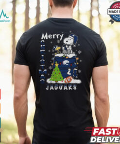 South Alabama Jaguars Snoopy And Woodstock Merry Christmas Shirt