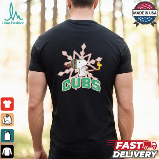South Bend Cubs Snoopy and Woodstock Christmas shirt